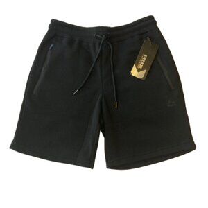 RBX Active Men's Fleece Shorts 9 Inch Inseam Small S Black NWT